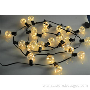Copper wire led string lighting